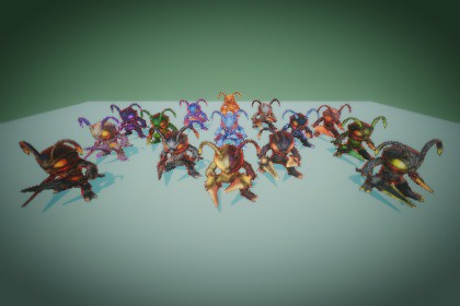 [FreeTrial] Riftling - Stylized Fantasy Monster (Rig + Animation) – PixeliusVita