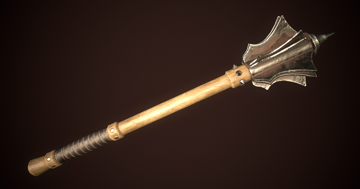 Mace 4 3D 무기 Unity Asset Store