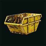 Open Dumpster For Construction Garbage