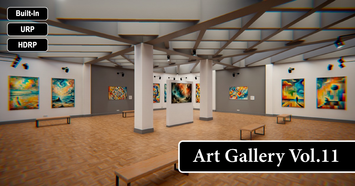 Unity Web Gallery Art Gallery Vol.11 | 3D Environments | Unity Asset Store
