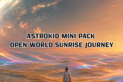 Astrokid Mini Pack - Open World Sunrise Journey