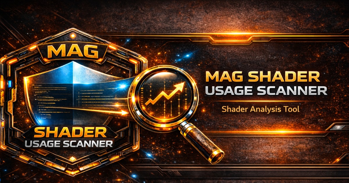 MAG Shader Usage Scanner | Utilities Tools | Unity Asset Store