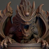 4 Demon Decorations - Dark Fantasy (Large)