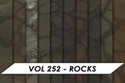 Stylized Textures - Vol 252 - Rocks