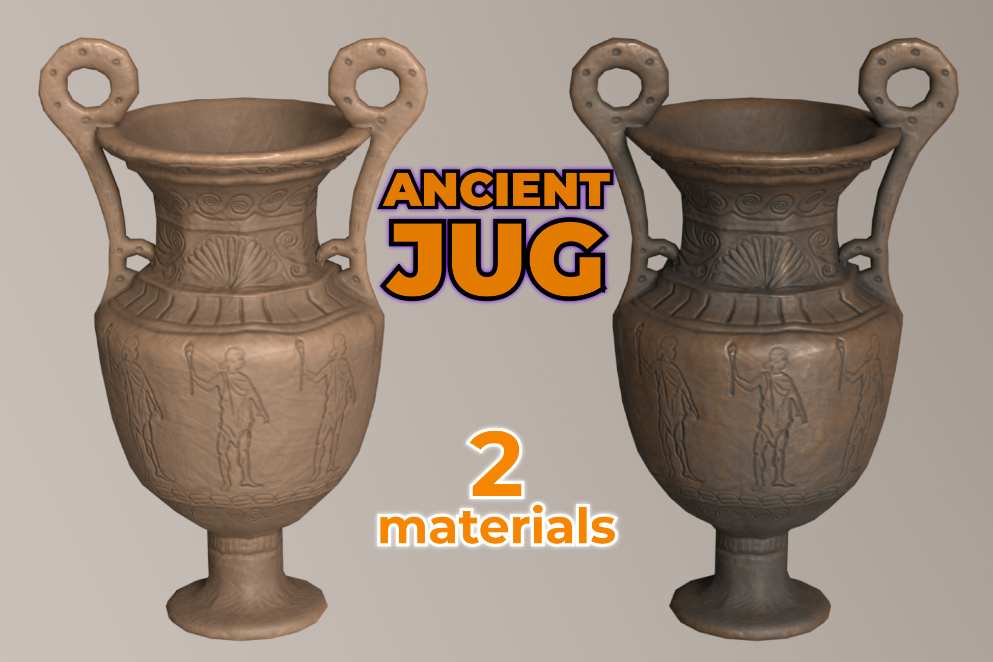 Ancient Clay Jug old antique pottery | 3D Interior | Unity Asset Store