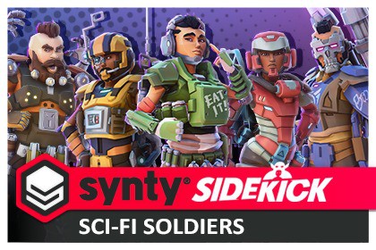 Sci-Fi Soldiers – Sidekick Modular Characters by Synty