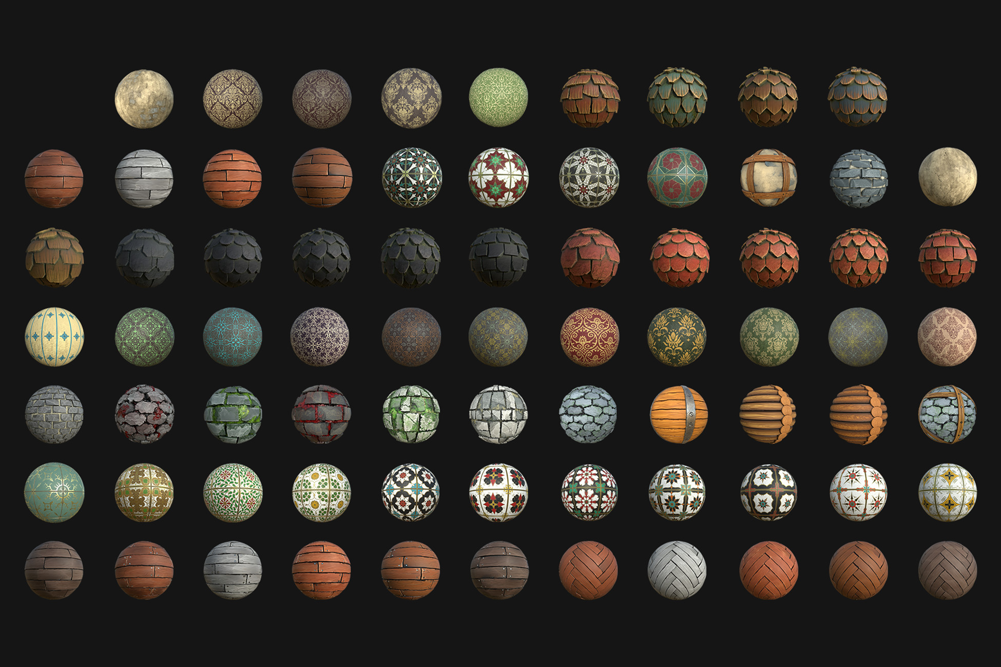 Super Pack Stylized Texture 3 | 2D Textures & Materials | Unity Asset Store