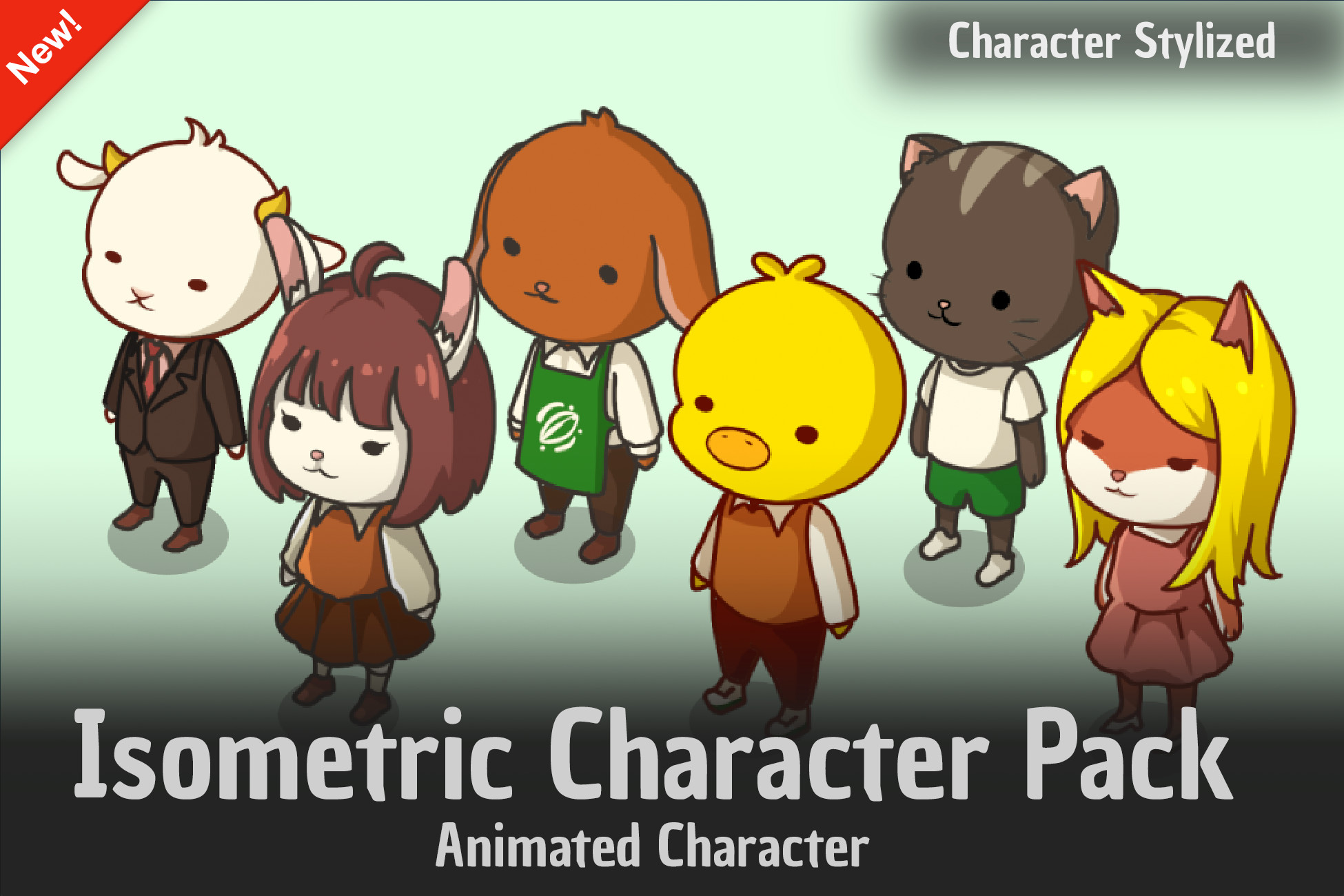 Isometric Character Pack | 2D Characters | Unity Asset Store