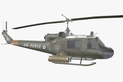 UH-1C Australia RAAF Basic Animation
