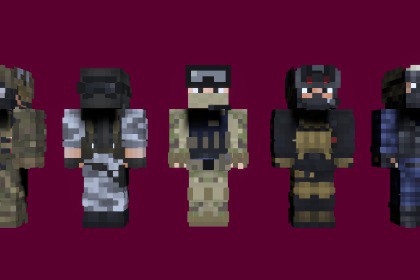 Voxel Military Character Pack