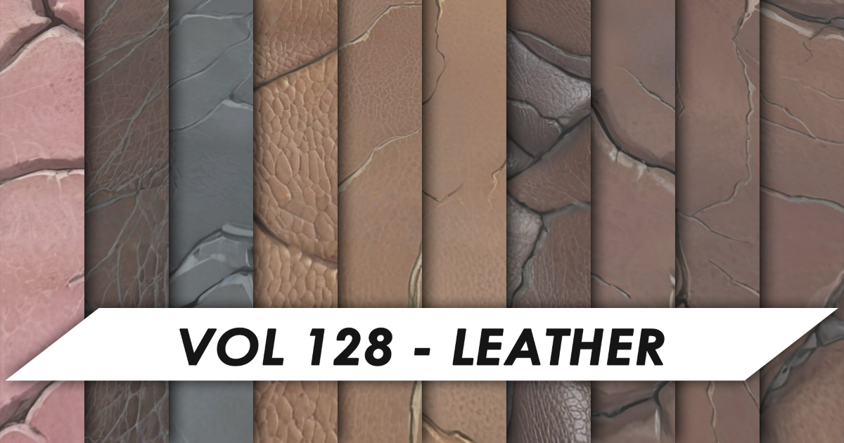 Stylized Textures - Vol 128 - Leather | 2D Textures & Materials | Unity ...