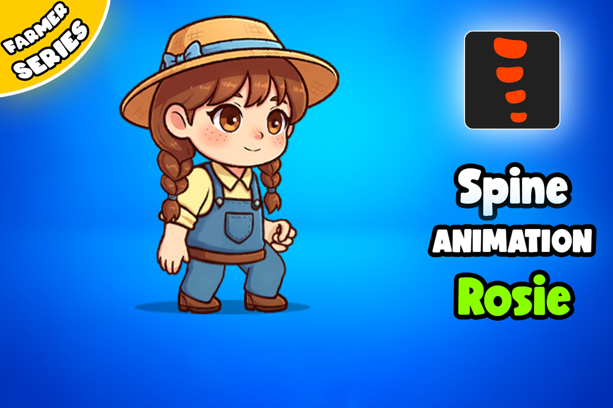 Rosie - 2D Animated Character (Spine)