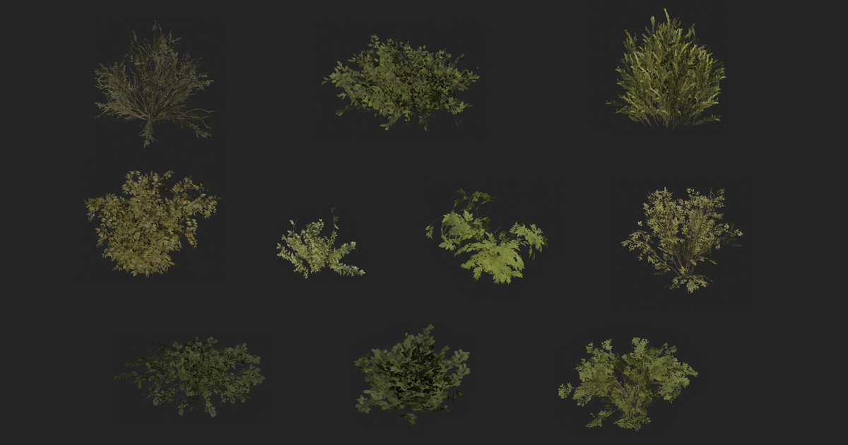 Shrub Pack | 3D Landscapes | Unity Asset Store