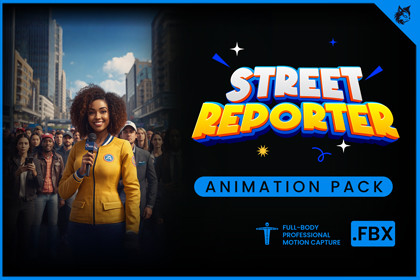 Street Reporter Animation Pack
