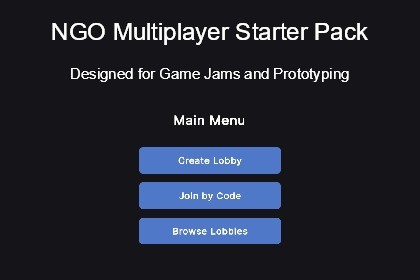 NGO Multiplayer Starter Pack - Lobby & Role System
