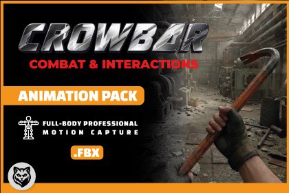 Crowbar Combat and Interactions Animation Pack