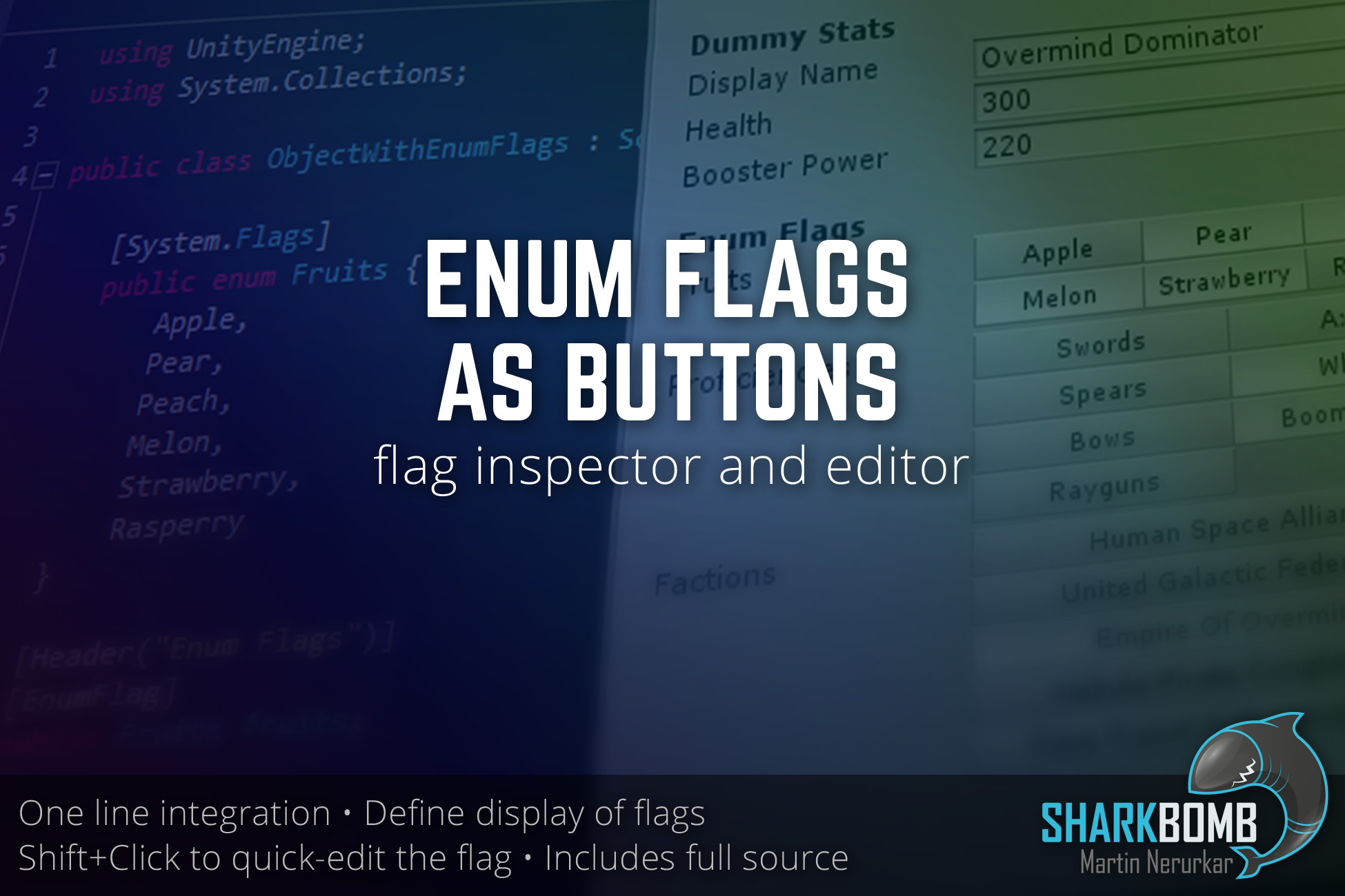 Unity Flagsattribute Enum Flags as Buttons | Utilities Tools | Unity Asset Store