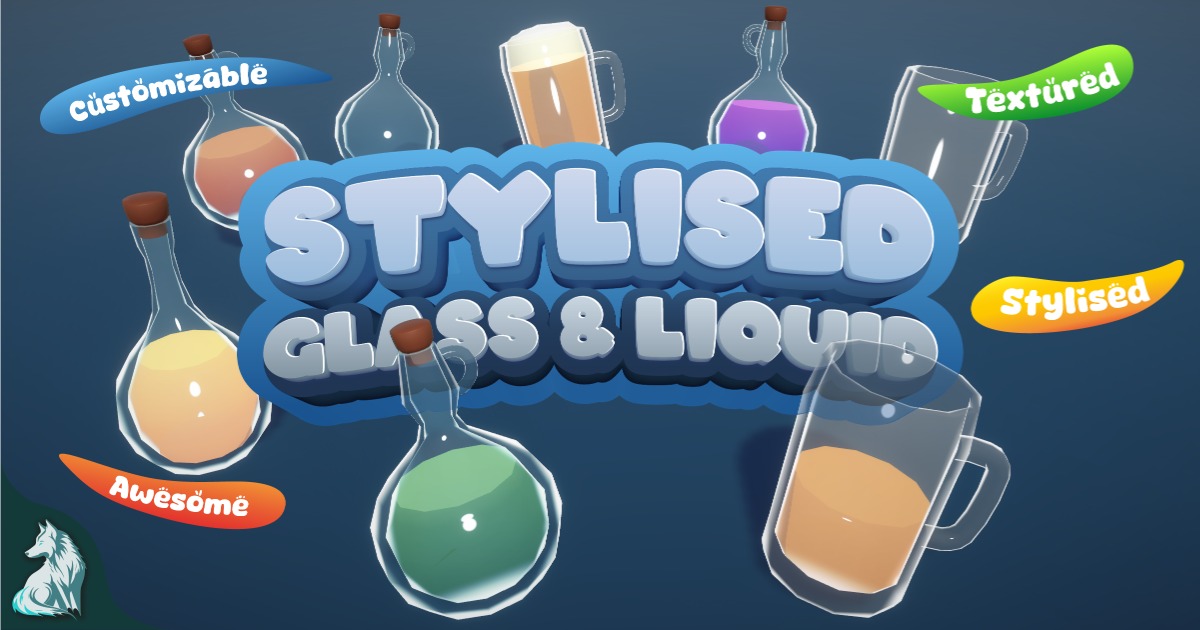 Stylised Shader - Glass & Liquid Materials | VFX Shaders | Unity Asset ...