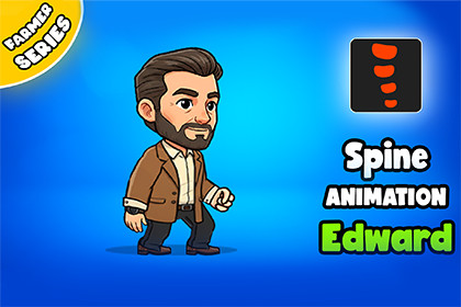 Edward - 2D Animated Character (Spine)