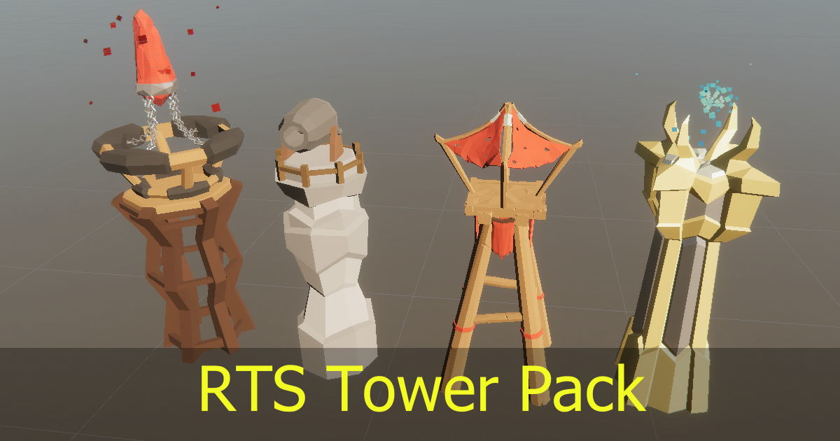 RTS Tower Pack | 3D Fantasy | Unity Asset Store