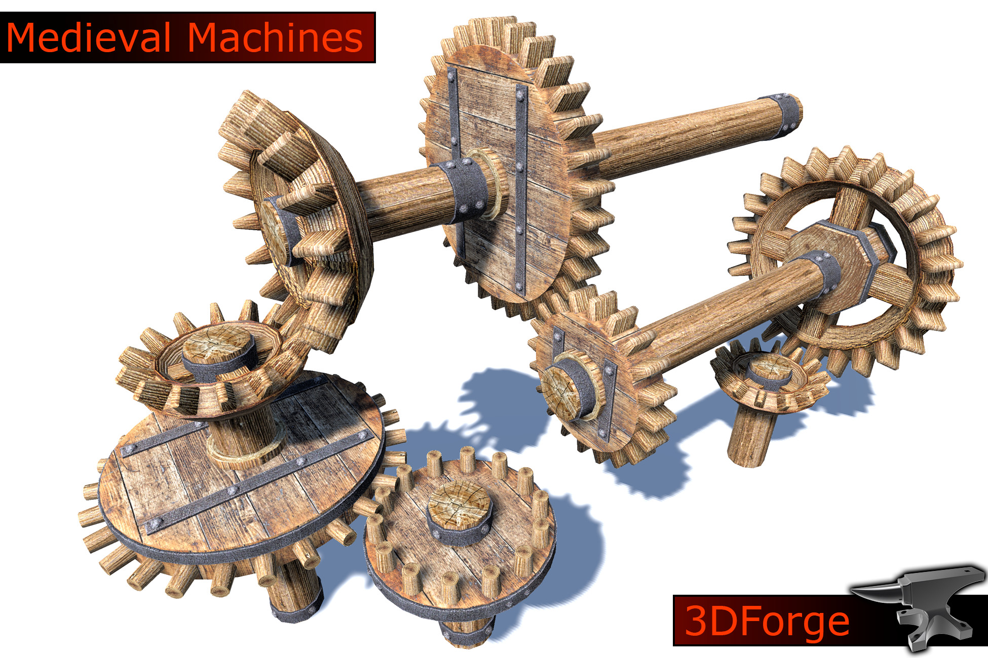Medieval Machines | 3D Fantasy | Unity Asset Store