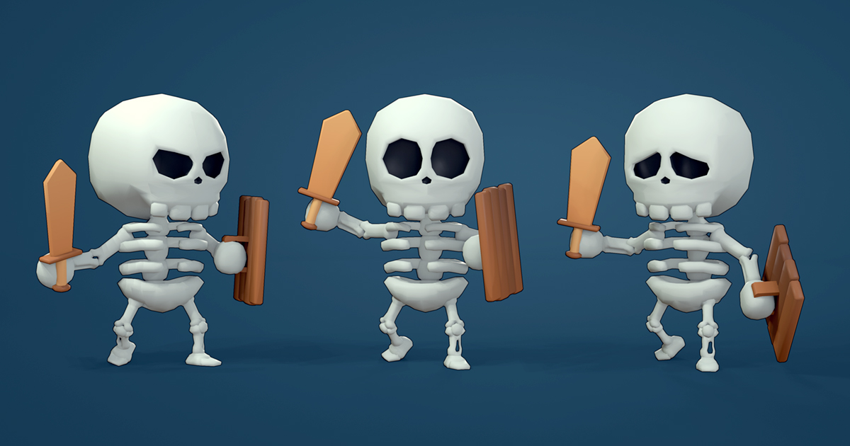 Mini Simple Characters | Skeleton | Free Demo | Characters | Unity ...