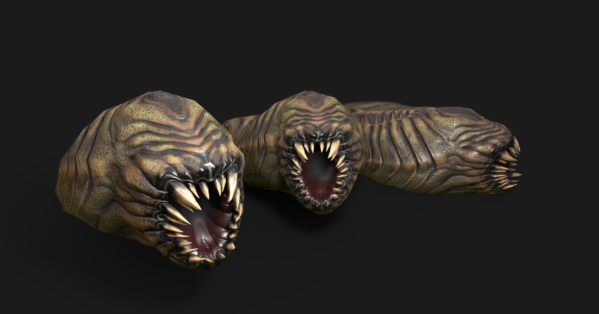 Fat Worm | 3D Creatures | Unity Asset Store