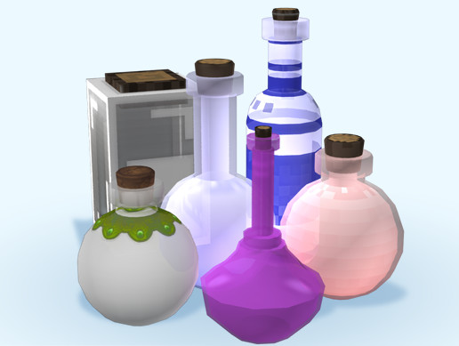 Potions Bundle | 3D Props | Unity Asset Store