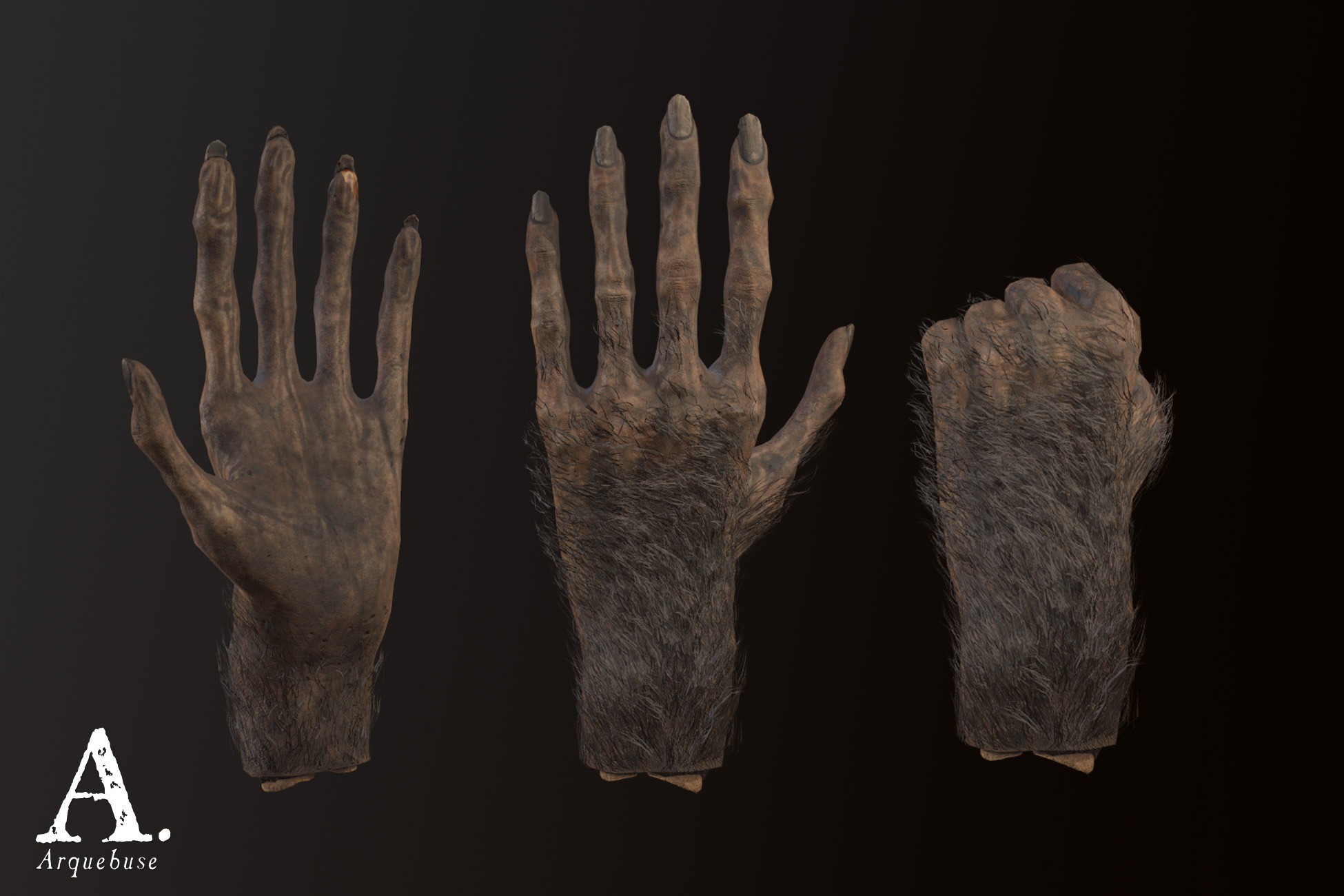 Cursed Monkey's Paw - Animated | 3D Props | Unity Asset Store