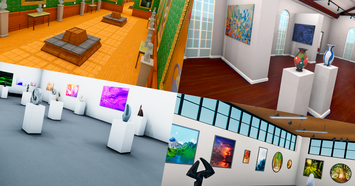 Unity Web Gallery 5 Galleries Vol.1 - Big Pack | 3D Environments | Unity Asset Store