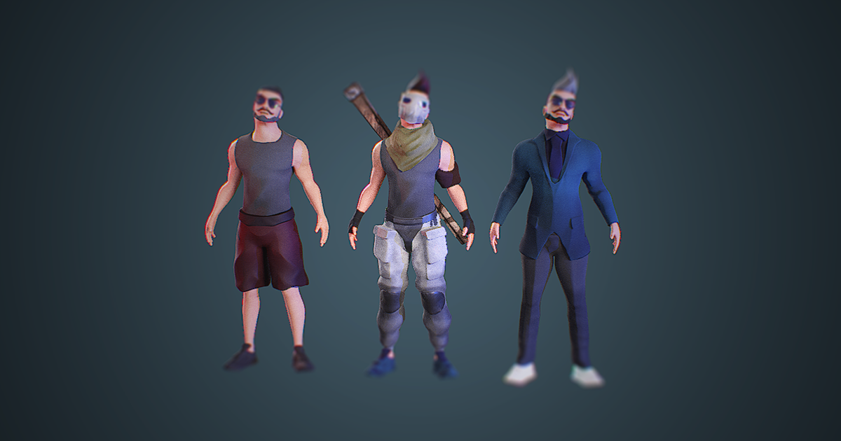 Ultimate Stylized Character Pack Male – Modular | 3D Humanoids | Unity ...