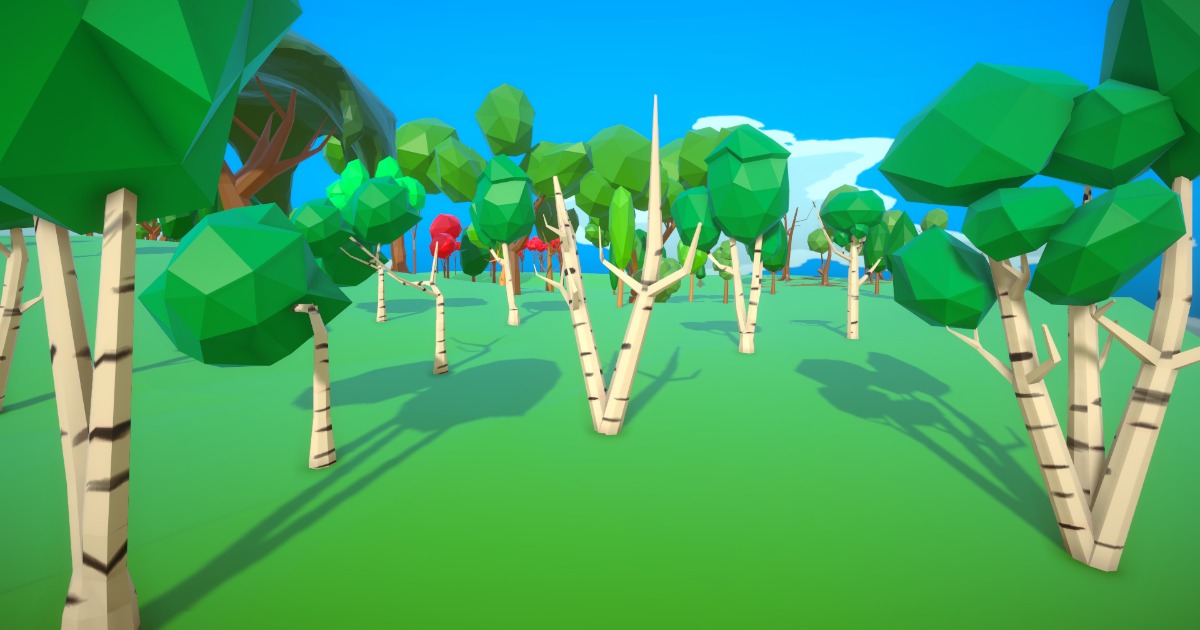 LowPoly Forest - Trees | 3D 나무 | Unity Asset Store