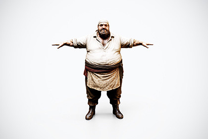 Rigged Pirate Cook NPC – Game-Ready 3D Character
