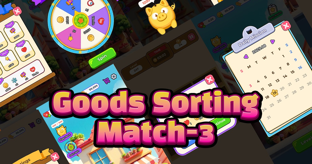 Sorting Match-3 UI kit | 2D GUI | Unity Asset Store