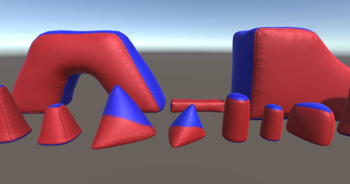 Paintball Bunkers 3D Exterior Unity Asset Store