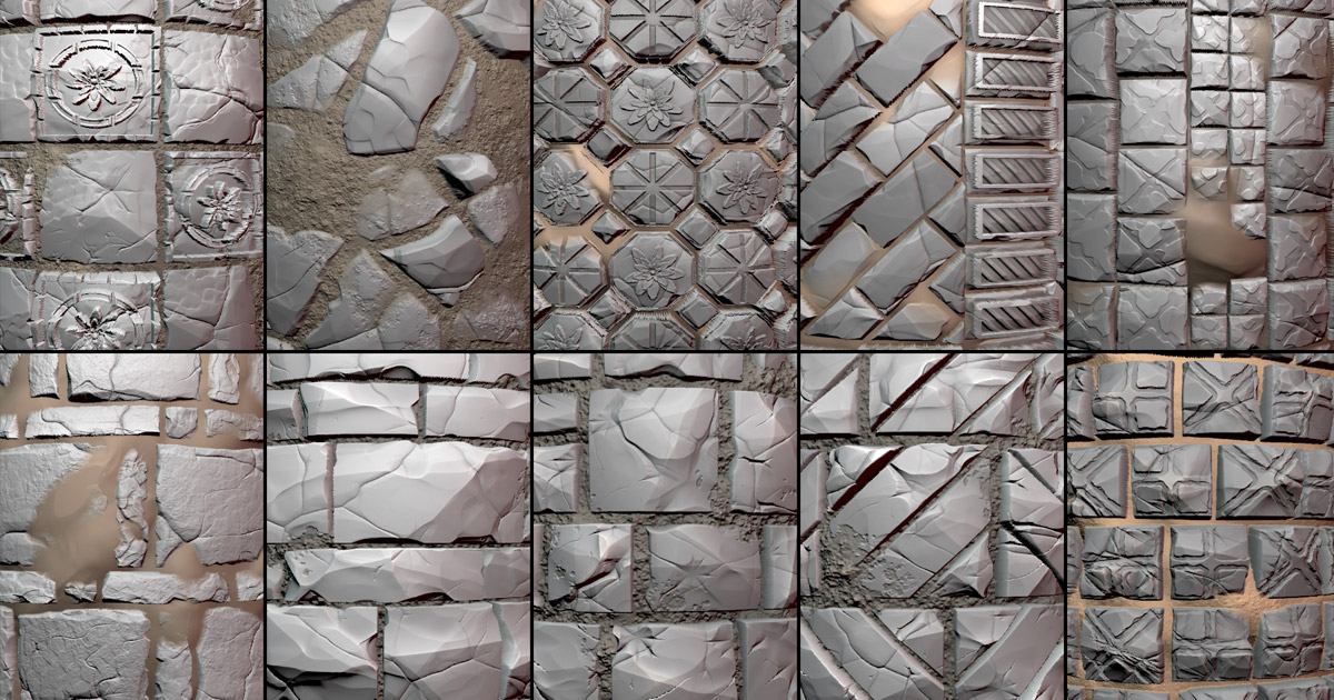Another Stylized Material Collection 4 | 2D Textures & Materials ...