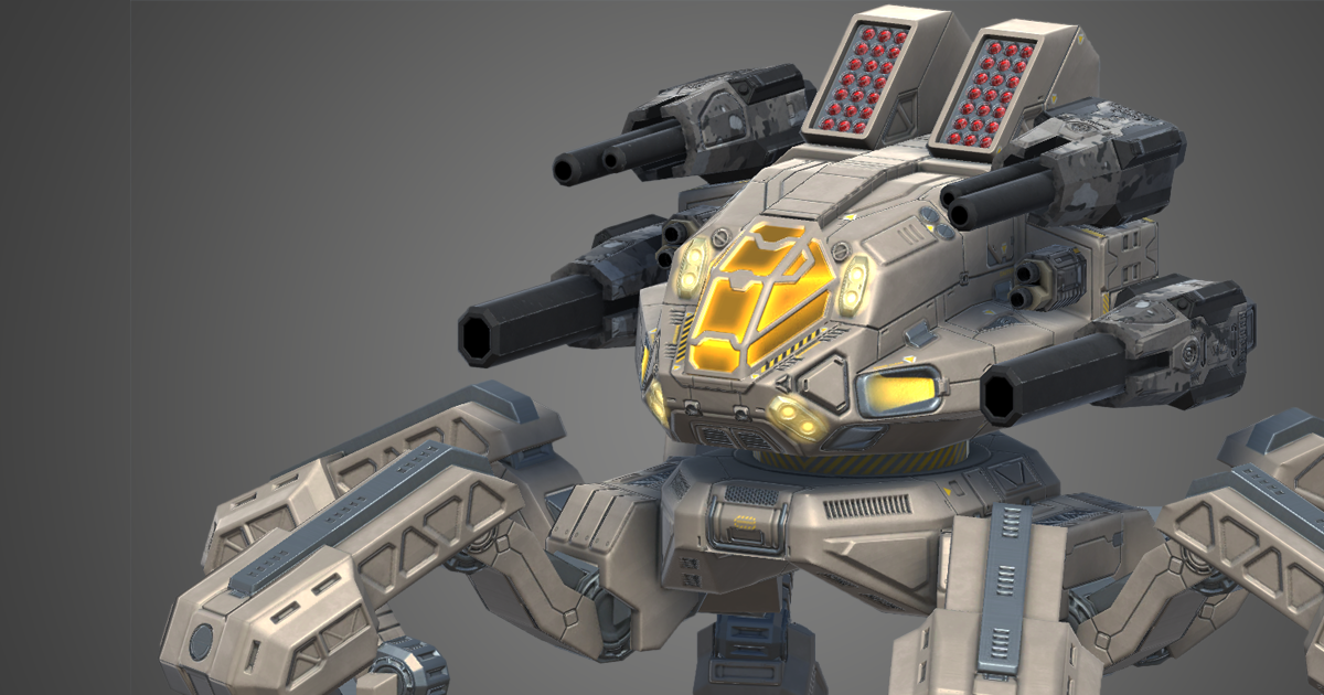 Mech Unity Wars Crawler - Battle Mech | 3D Robots | Unity Asset Store