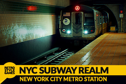 Subway Realm - Game-Ready NYC Metro Station