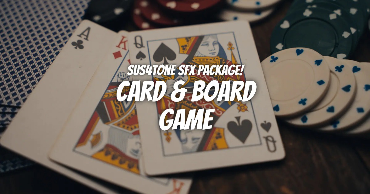 Card & Board Game Vol.1 Audio Sound FX Unity Asset Store