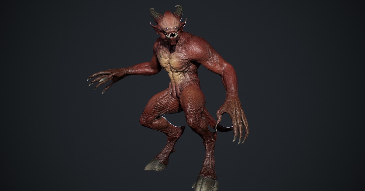 Demon Character 4 | 3D Creatures | Unity Asset Store