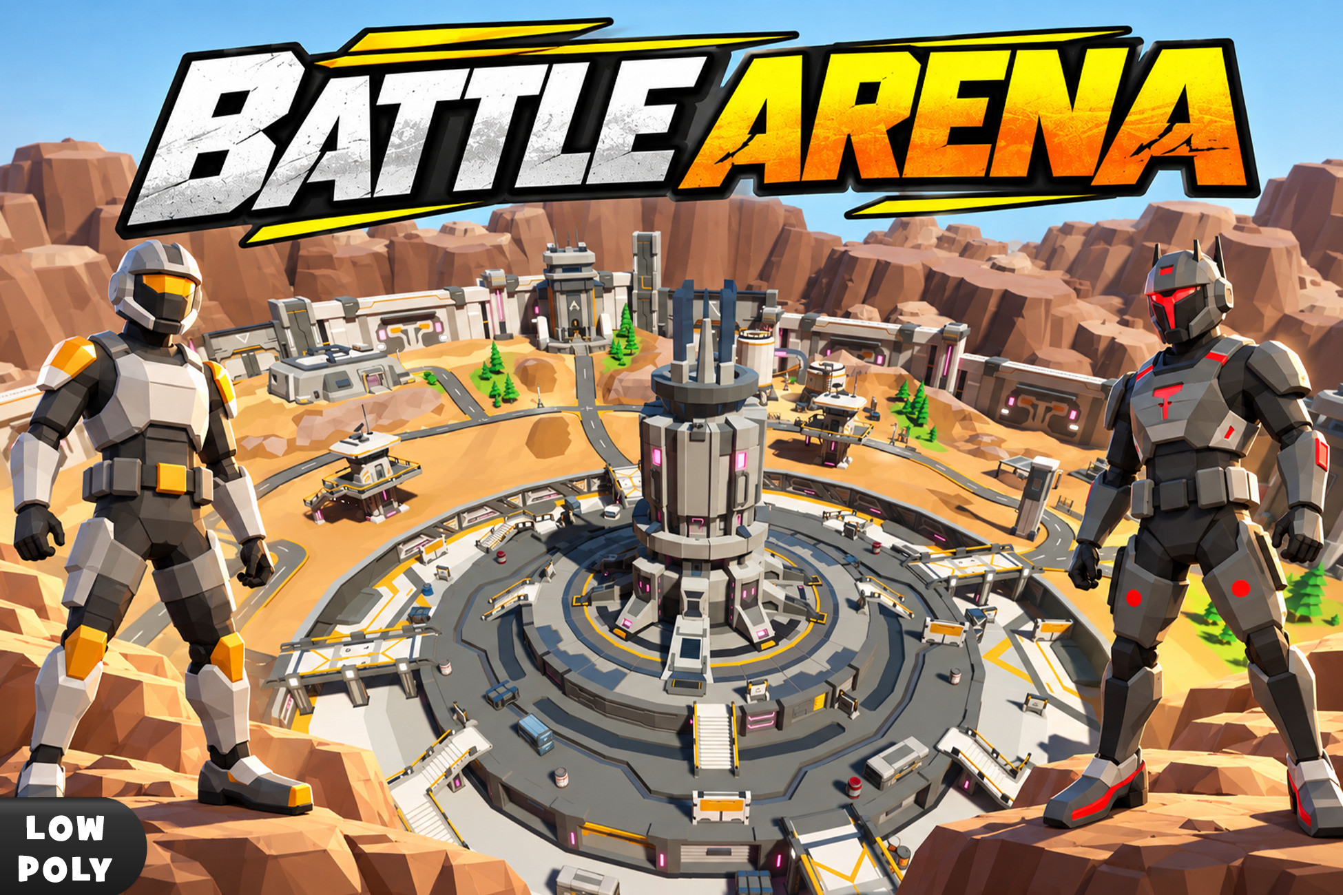 LowPoly Sci-Fi Battle Arena
