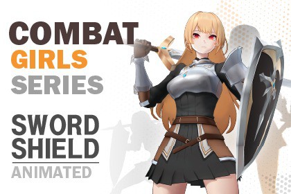 CombatGirls_SwordShieldCharacterPack
