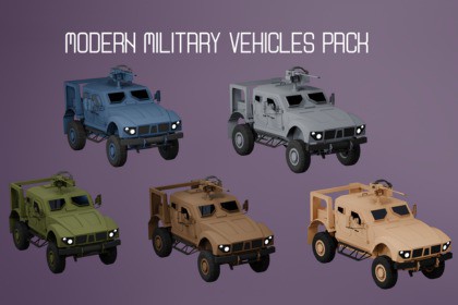 Modern Military Vehicles Pack