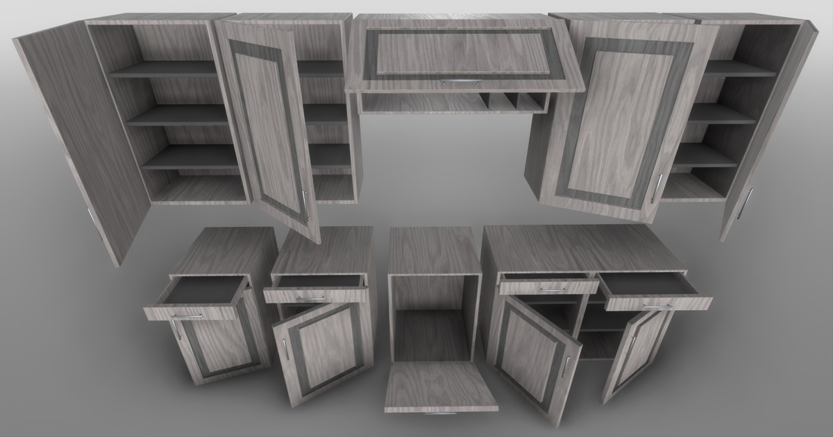 Kitchen set | 3D Furniture | Unity Asset Store