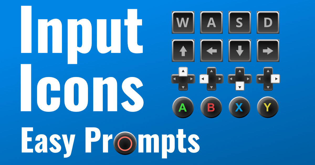 Input Icons: Bundle - Dynamic Prompts and Rebinding | GUI Tools | Unity ...