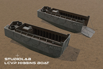 LCVP Higgins Landing Boat