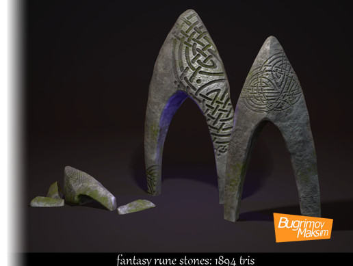 fantasy rune stones | 3D Fantasy | Unity Asset Store