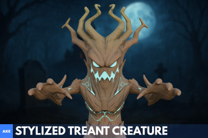 Stylized Treant Creature