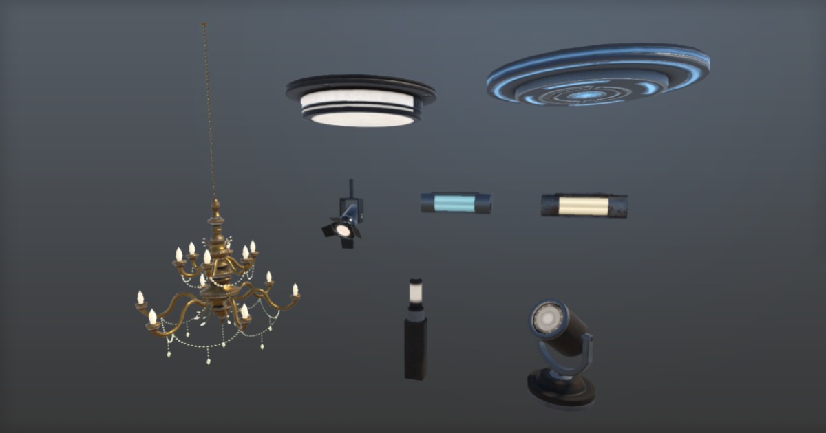 Modern Lights Pack | 3D Props | Unity Asset Store
