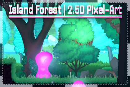Island Forest | 2.5D Pixel-Art
